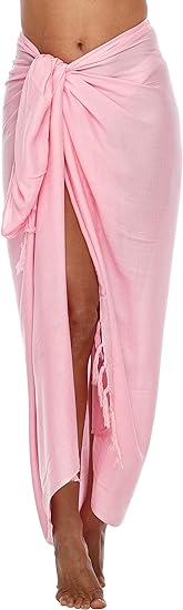 Pink Sarong ideal for solo female travel because of its practicality and versatility