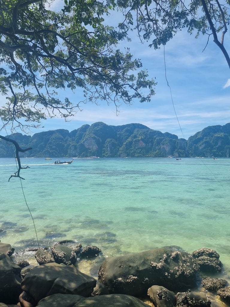 Crystal clear waters of phi phi island