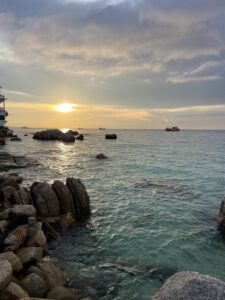 Sunset in koh tao