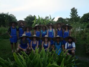 group cooking class in organic farm in chiang mai thialand