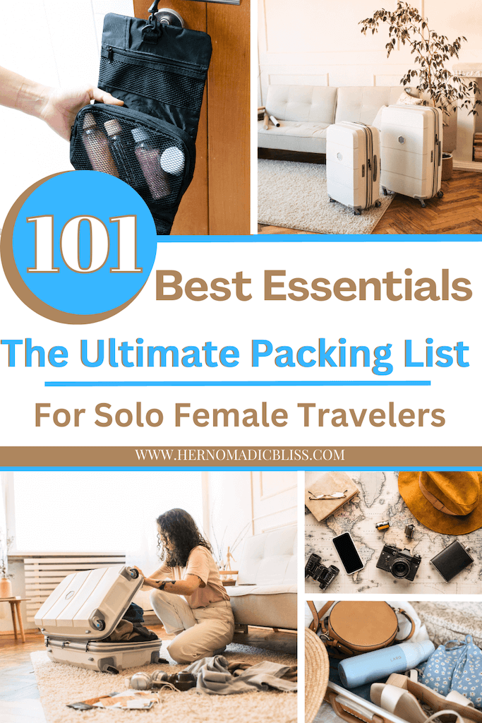 The Ultimate Solo Travel Packing List for Females 2024 (101 Essentials + Bonus tips)