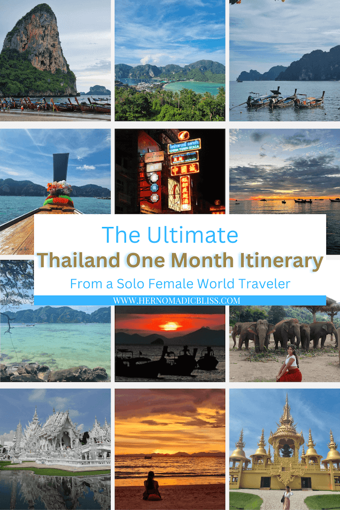 1 month in Thailand Itinerary: Solo Female Backpacker Edition