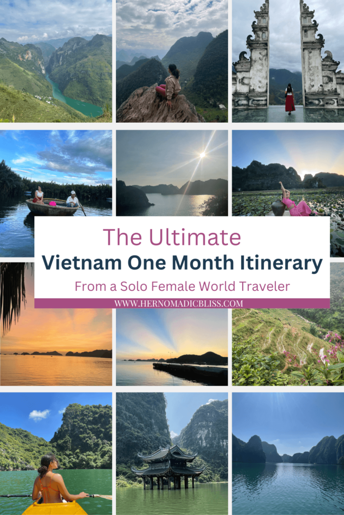 Ultimate Vietnam One Month Itinerary from solo female traveler